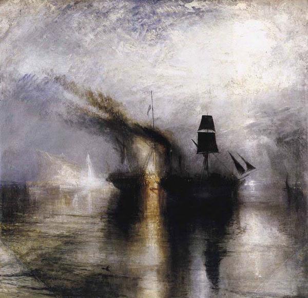 Joseph Mallord William Turner )Peace - Burial at Sea Norge oil painting art